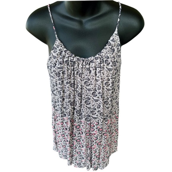 🌸4/$20🌸 Floral Print Shirred Halter Cami - Picture 2 of 13